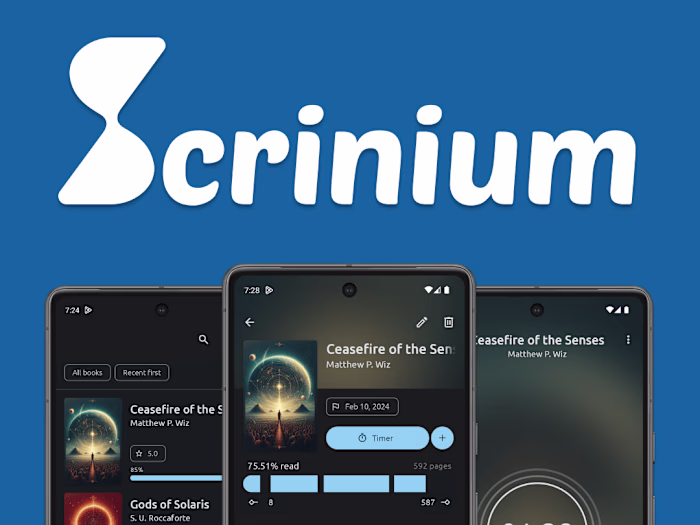 Scrinium - Reading tracker