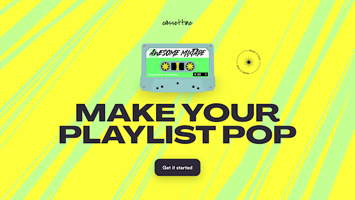 Cassettine - Make your Playlist Pop
