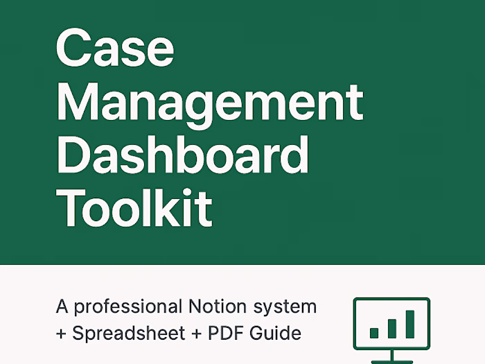 Case Management Dashboard Toolkit