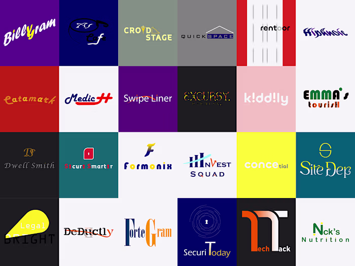 25 Logo designs of Various Types for various Companies 