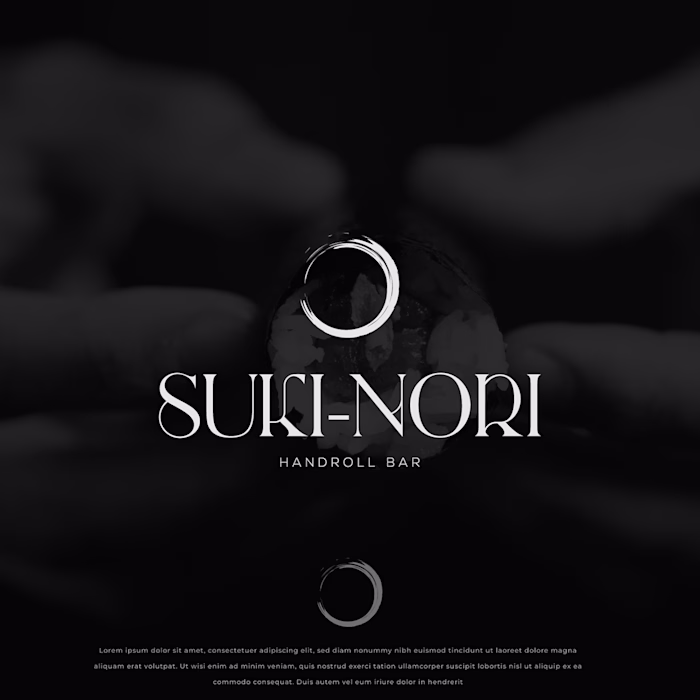 Logo Concepts for Handroll Sushi Bar on Behance