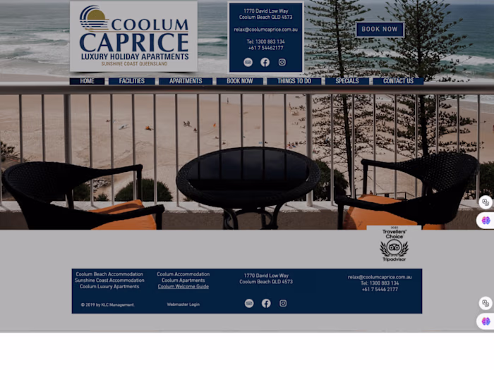 Squarespace Hotel booking Website