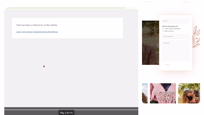 How To Fix There Has Been A Critical Error On This Website