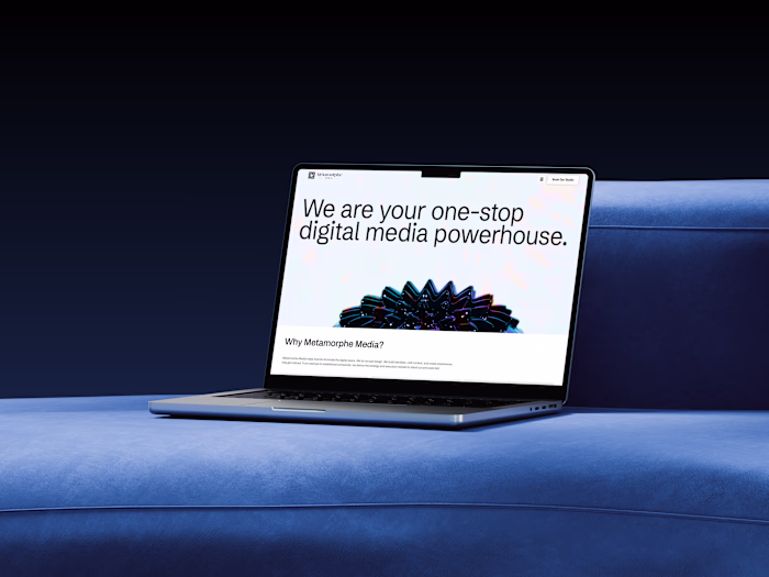 Website Design & Development for Metamorphe Studio