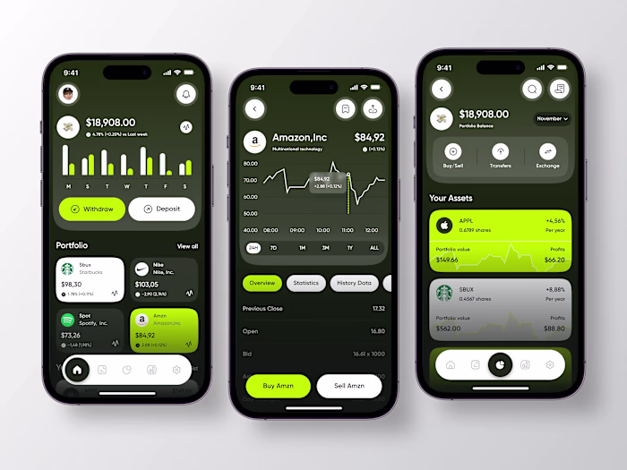 Investoor - Investment Mobile App 