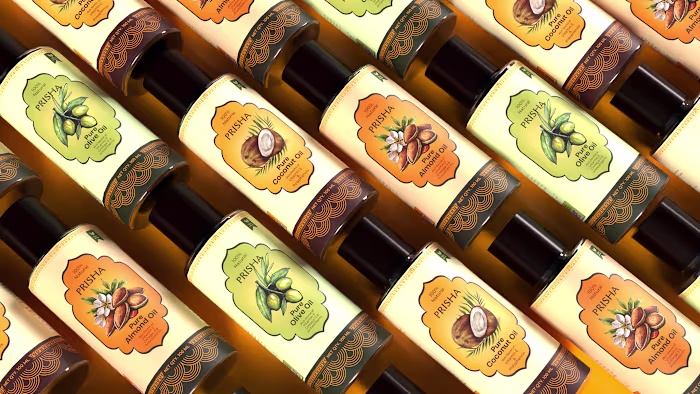 Prisha Hair Oils Packaging :: Behance
