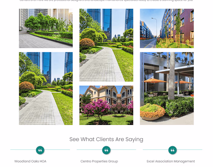 landscape pro TX Website Design & Dev