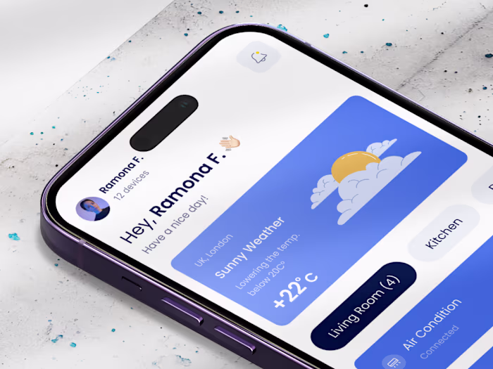 Smart home mobile app development