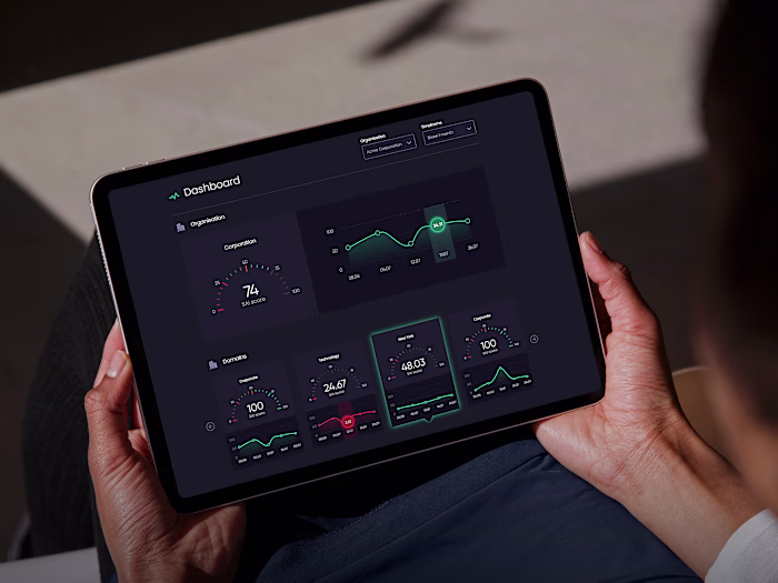 Ui / Ux for cybersecurity web application. 