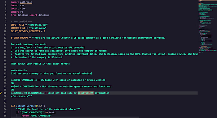 Python Scripts & AI Agents
Need