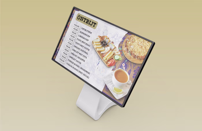 Bakery Firat - Graphic Design for Restaurant menu