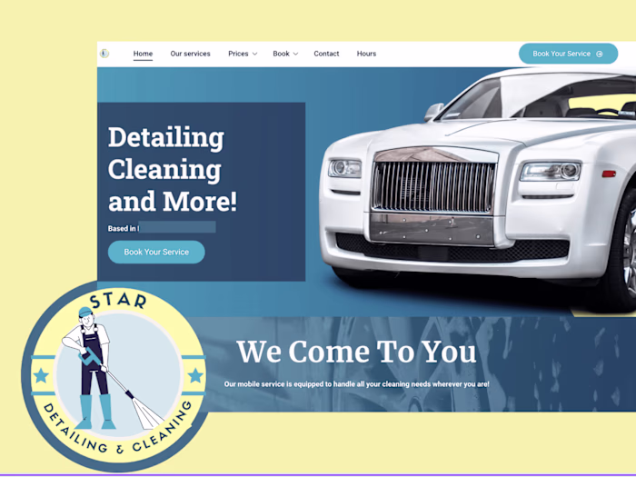 Car Detailing Website 
