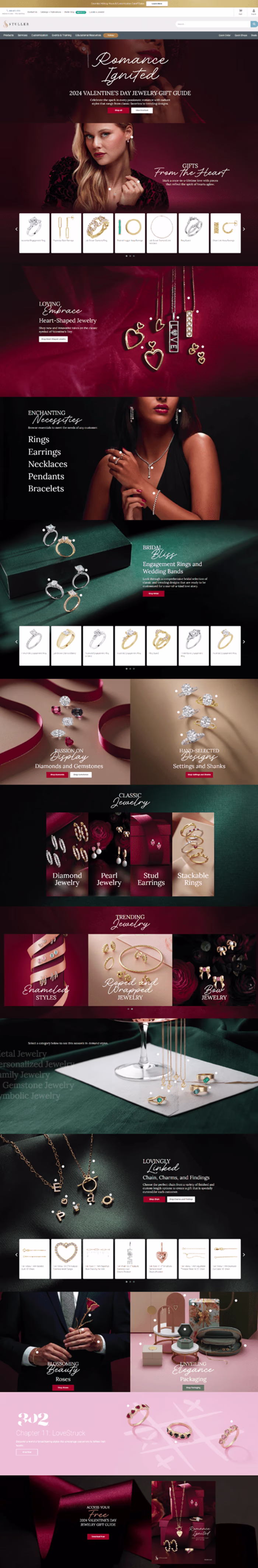 Valentine's Day 2024 Campaign at Stuller