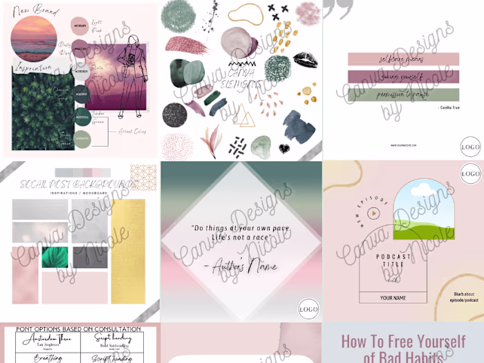 Brand Identity Design for Weight Loss Coach