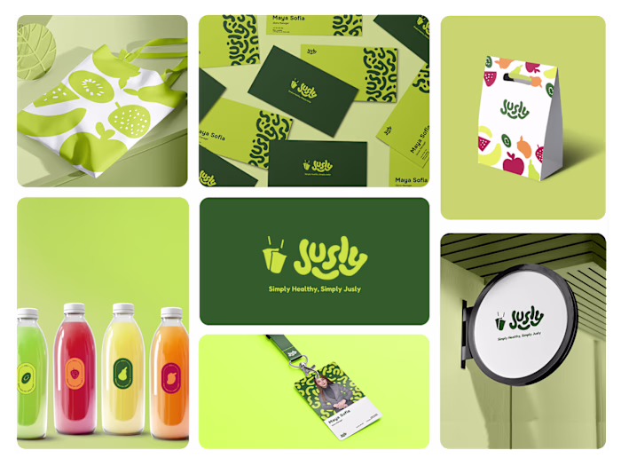 Logo Branding for Jusly Juice