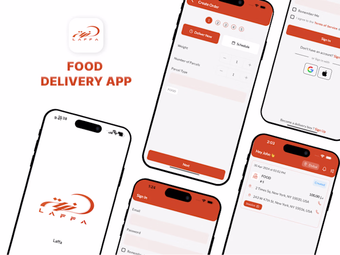 Development of Laffa Delivery & Pickup Mobile App