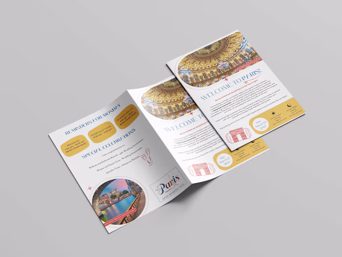 Daily Travel Newsletters for Paris Tour Group