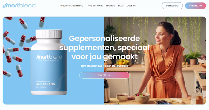 UI Design + Webflow - Smartblend Website