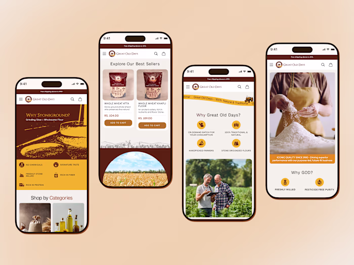 A mobile first ecommerce experience