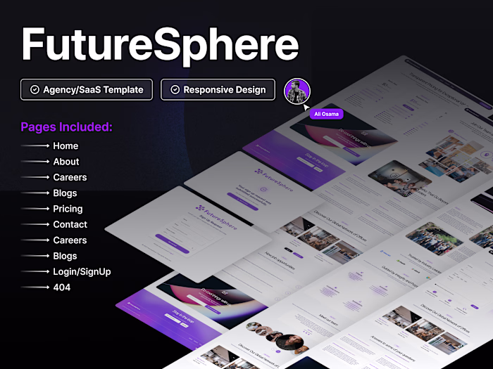 FutureSphere - A SaaS Website Template