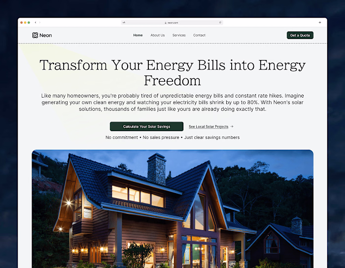 Neon - Energy Bills to Energy Freedom
