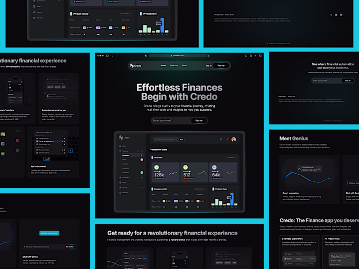 Credo Finance Landing Page