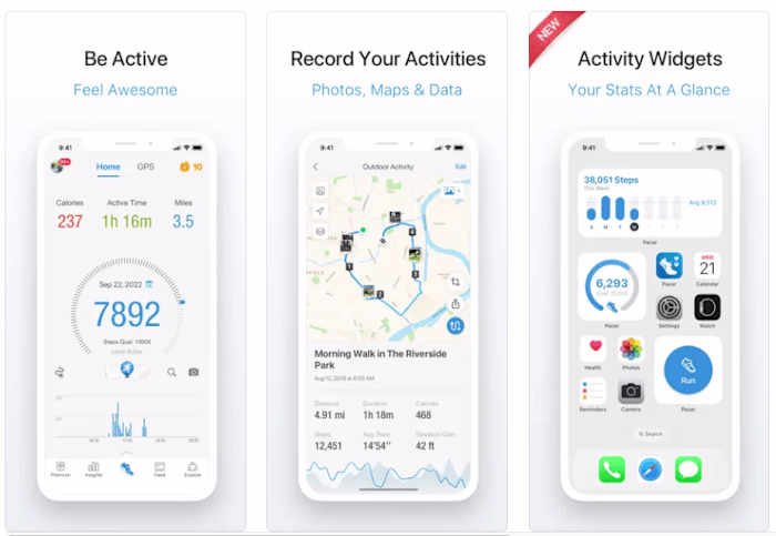 Pacer - Fitness (Flutter)