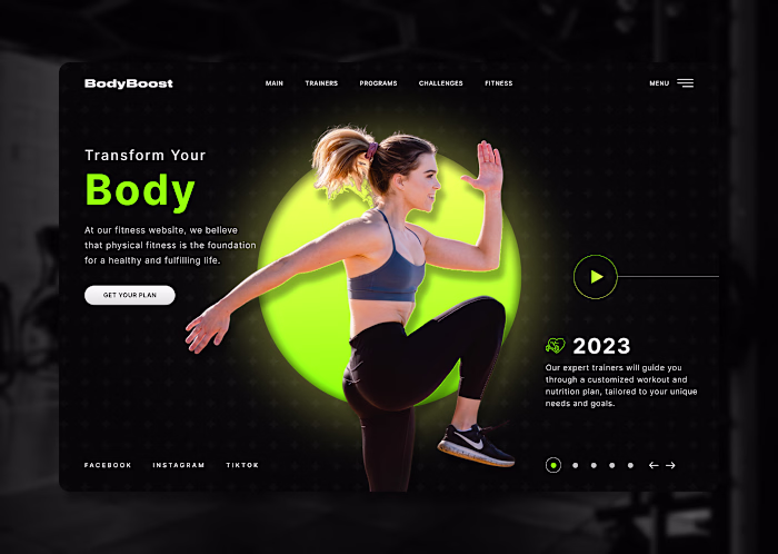 Fitness Website | BodyBoost