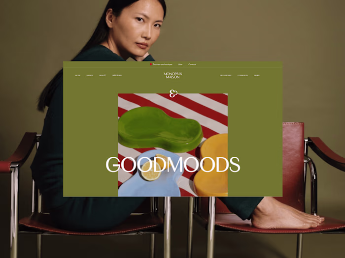 Monoprix Maison - Branding and ecommerce website