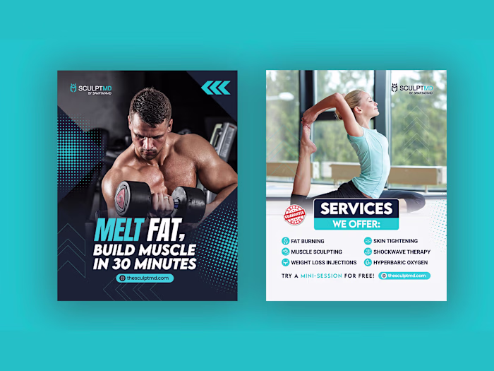 You will get a cool flyer/poster design