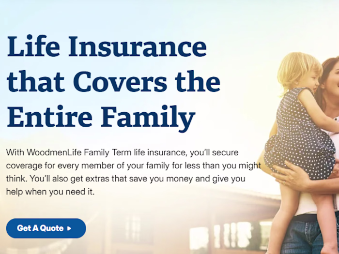 Family Term Life Insurance Landing Page