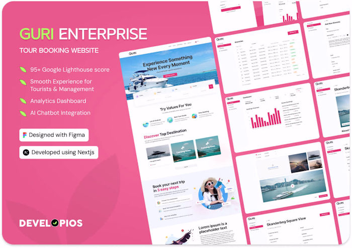 Guri Tours | Travel Agency Website