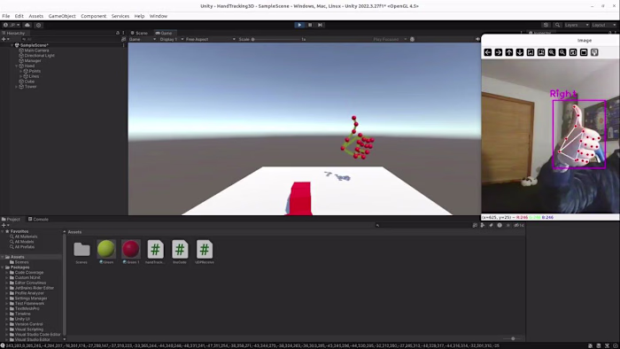 Hand Tracking without Sensors: Interactive Virtual Environment
