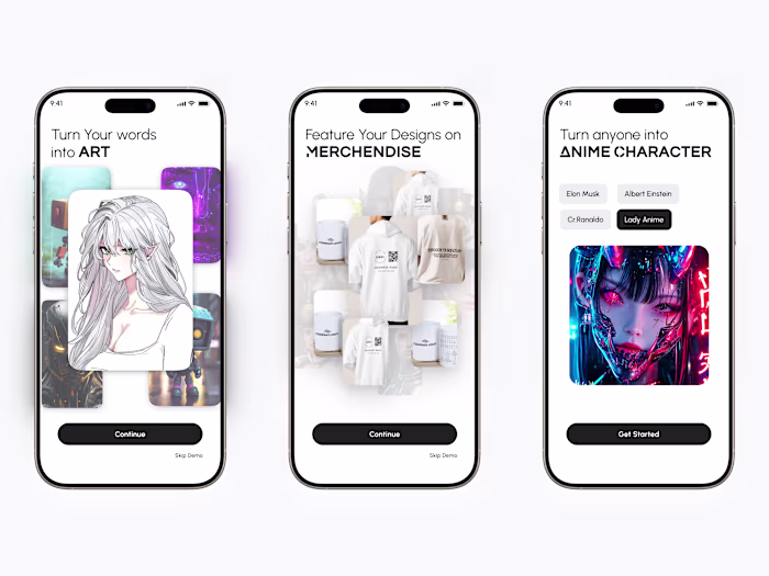 🤖 Onboarding – AI Chatbot App UI