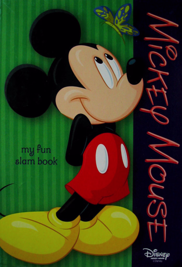 Slam Book Design For Children : Disney Mickey Mouse
