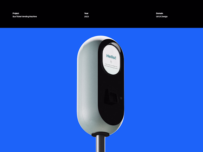 Bus Ticket Vending Machine - Mini UX Design :: Behance