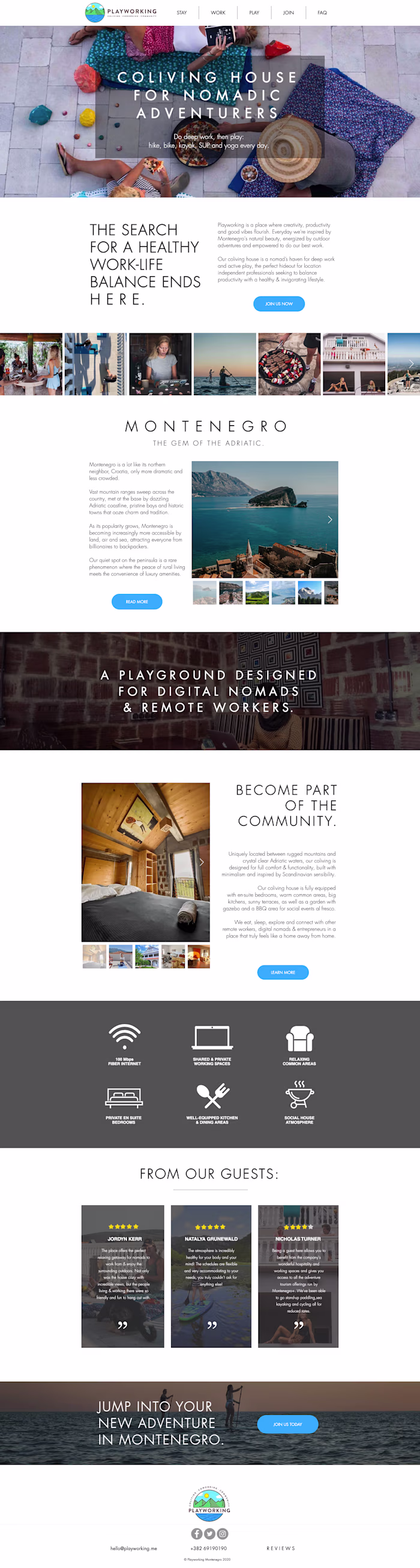 Coliving Space - Website & Community Management