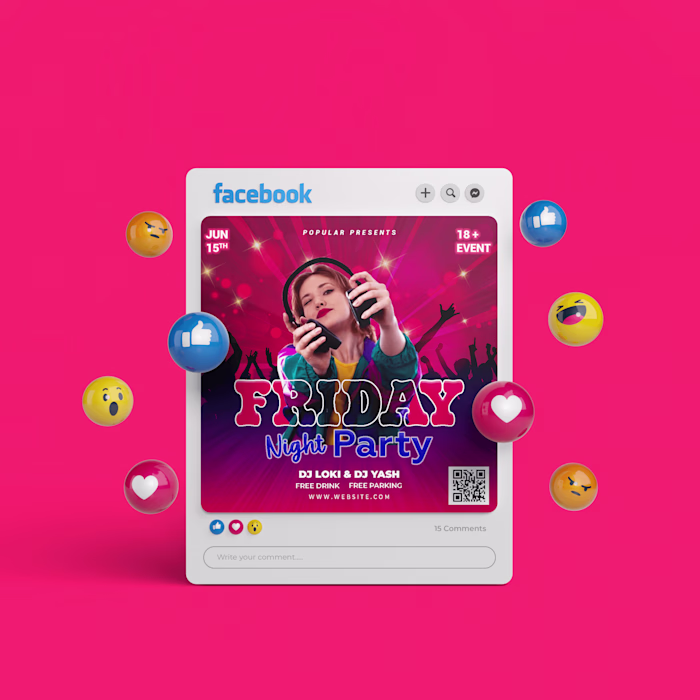 Social Media Post: Party