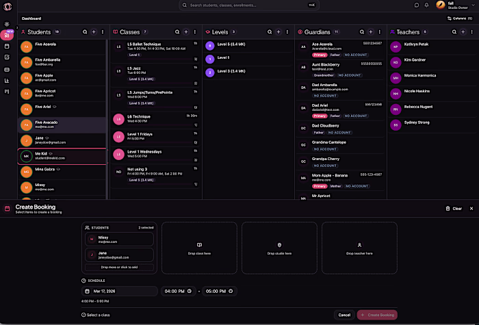 Harmonic - Dance School Management