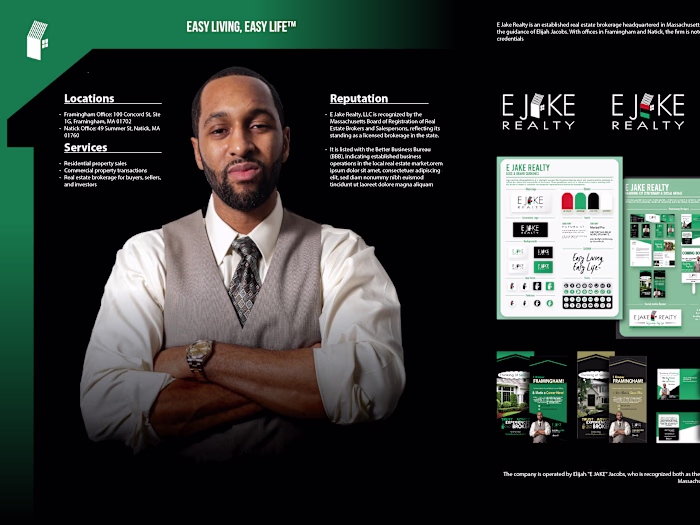E-JAKE REALTY Branding Designs