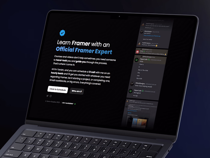 1HourLearn - Learn Framer 1:1