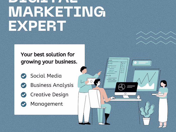 I will be your social media manager, your social media marketing