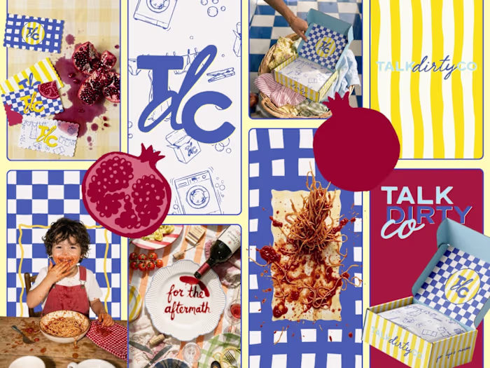 Creatrive Direction & Brand Identity Design for Talk Dirty Co
