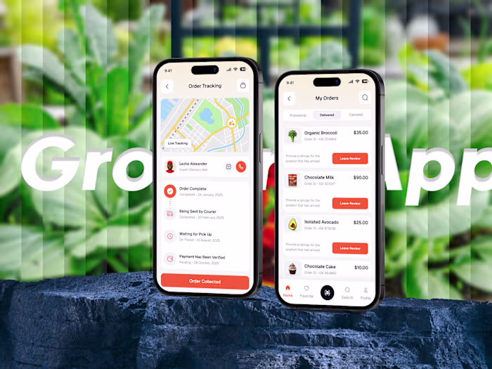 Smart Grocery Mobile App Design