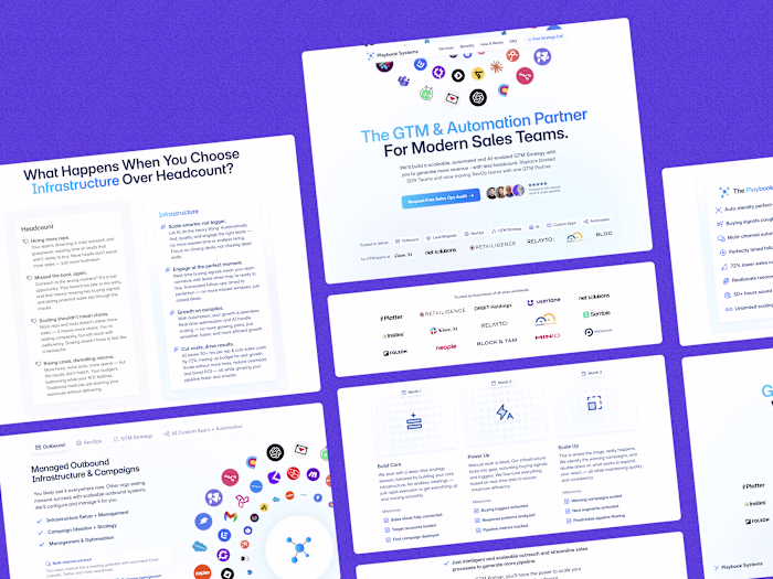 Building a clear landing page for a complex SaaS agency