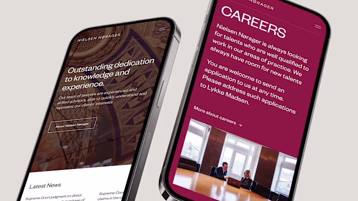 Nielsen Nørager - Webflow Website