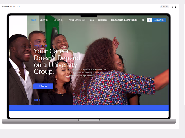 NRG Lawyers Website Redesign