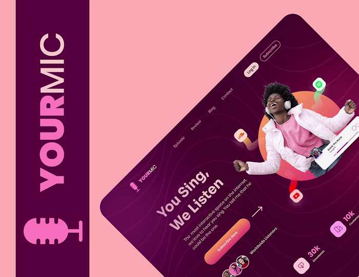 MUSIC WEBSITE DESIGN & DEVELOPMENT 