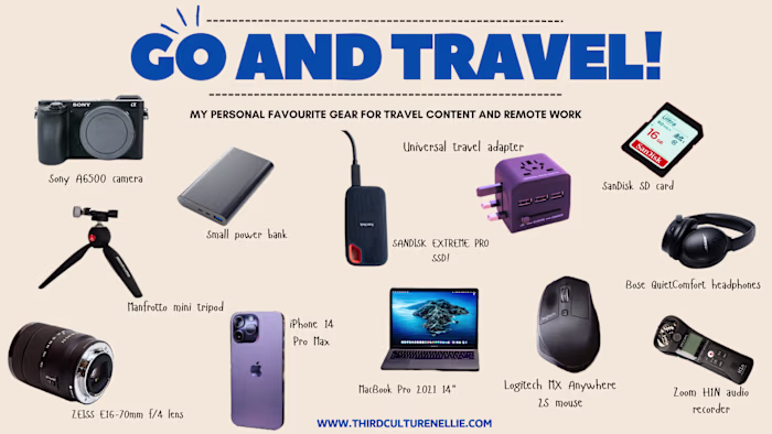 Content creation for a travel creative 