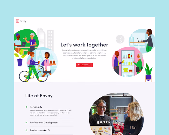 Envoy Careers Page Redesign